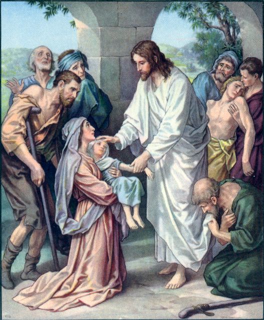 Jesus heals